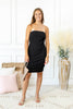 Femme Fatal Strapless Bodycon Dress