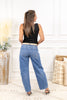 Ocean Swell Barrel Leg High Rise Vervet Jeans