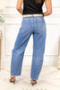 Ocean Swell Barrel Leg High Rise Vervet Jeans