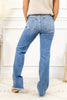 Kick the Dust Distressed Bootcut Judy Blue Jeans