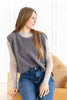 Playful Layers Sleeveless Knit Sweater Vest