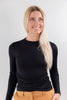 Pulled to Perfection Ruched Long Sleeve Basic Fitted Top
