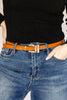 Yours Truly Rectangle Buckle Belt