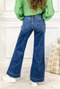 Dark River Wide Leg Flying Monkey Jeans