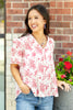 Garden of Dreams Short Sleeve Blouse