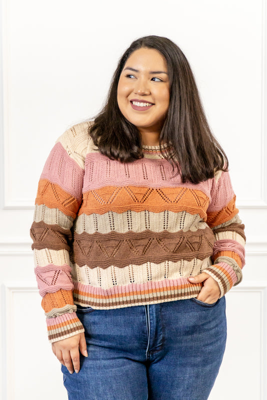 Wavy Wonders Stripe Sweater