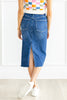 Denim Daydream Midi-Length Judy Blue Pencil Skirt