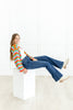 Rainbow Reef Knit Cardigan Sweater