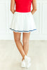 Folded Flair Pleated Skort