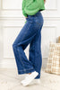 Dark River Wide Leg Flying Monkey Jeans