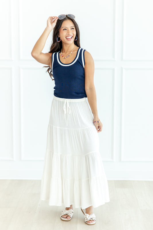 Whirling with Flair Maxi Skirt