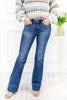 Stylish Step Trouser Hem Bootcut Vervet Jeans