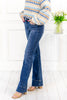 Stylish Step Trouser Hem Bootcut Vervet Jeans