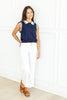 Casual With Class Polo Style Knit Tank Top