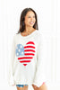 Heart Of The USA Sweater Top