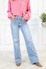 New Obsession Front Patch Pocket Flare Jeans