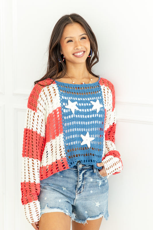 Born to Shine Crochet Top