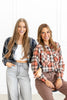 *DOORBUSTER* Cozy Pines Plaid Cropped Shacket