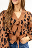 Wild Charm Leopard Cardigan Sweater