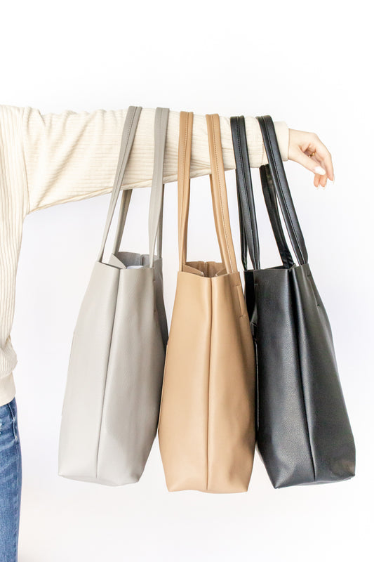 Metro Pocket Shoulder Tote Bag