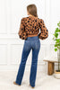 Wild Charm Leopard Cardigan Sweater