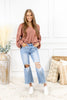 Bad Reputation Distressed Crop Flare Jeans