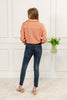 High Rise Tummy Control Step Hem Skinny Jeans