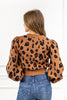 Wild Charm Leopard Cardigan Sweater