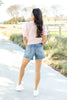 Warm Days Ahead Mid-Length Denim Shorts