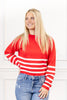 *DOORBUSTER* Between the Lines Striped Sweater