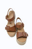 Sunshine Strut Espadrille Platform Adjustable Buckle Sandals