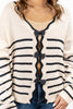 Tied in Stripes Bow Sweater