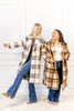 *DOORBUSTER* Frosted Comfort Long Plaid Jacket