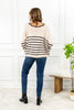 Tied in Stripes Bow Sweater