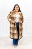 *DOORBUSTER* Frosted Comfort Long Plaid Jacket