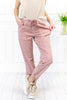 Rosy Glow High Rise Jogger Mica Denim