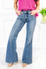 Coastline Blues Tummy Control Flare Jeans