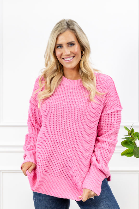 Relax & Unwind Oversized Knit Sweater