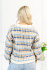 Blue Rush Striped Knit Sweater