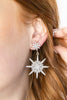 Starburst Shimmer Rhinestone Earrings