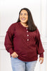 *DOORBUSTER* Perfectly Simple Long Sleeve Henley Top