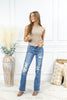 Kick the Dust Distressed Bootcut Judy Blue Jeans