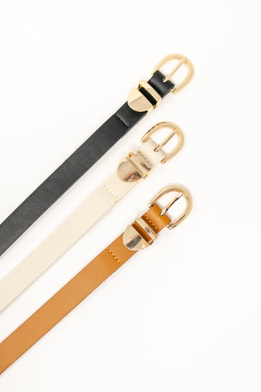 Simple Statement Skinny Belt