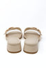 Subtle Sass Gold Buckle Block Heels