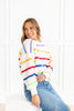 Happy Hues Rainbow Striped Sweater