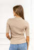 Timeless Touch Short Sleeve Mock Neck Sweater