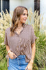 Easygoing Short Sleeve Striped Top