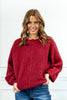 Slouchy Seamed Loose Fit Sweater