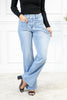 New Obsession Front Patch Pocket Flare Jeans