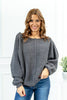 Slouchy Seamed Loose Fit Sweater